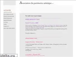Sites similar to associationdupatrimoineartistique.be