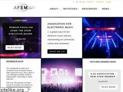 Sites similar to associationforelectronicmusic.org