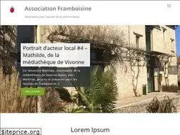 Sites similar to assoframboisine86.fr