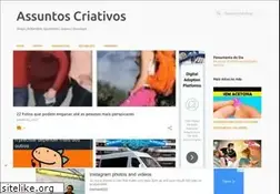 Sites similar to assuntoscriativos.blogspot.com