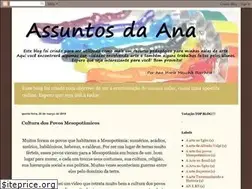 Sites similar to assuntosdaana.blogspot.com