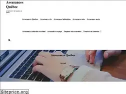 Sites similar to assurancesquebec.net