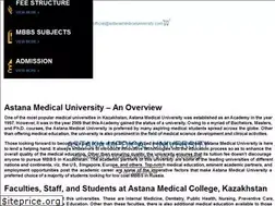 Sites similar to astanamedicaluniversity.com