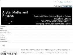 Sites similar to astarmathsandphysics.com