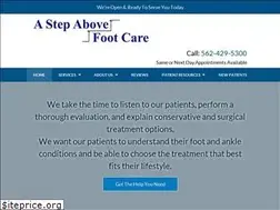 Sites similar to astepabovefootcare.com