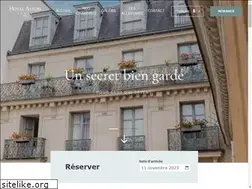 Sites similar to aston-hotel-paris.com