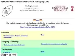 Sites similar to astro.uni-tuebingen.de