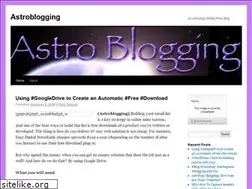 Sites similar to astroblogging.net