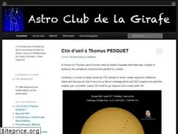 Sites similar to astroclubdelagirafe.fr