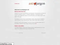 Sites similar to astrojargon.net