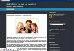 Sites similar to astrologiaeradeaquario.blogspot.com