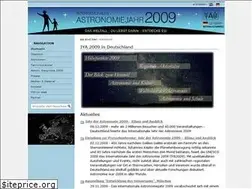 Sites similar to astronomie2009.de
