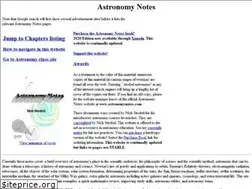 Sites similar to astronomynotes.com