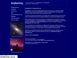Sites similar to astrophysical.org