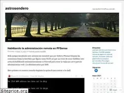 Sites similar to astrosendero.wordpress.com