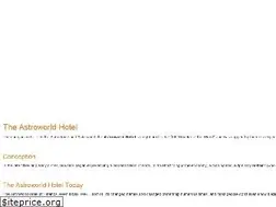 Sites similar to astroworldhotel.com