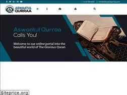 Sites similar to aswaatulqurraa.com