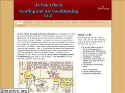 Sites similar to asyoulikeitheatingandair.com