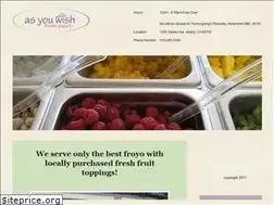 Sites similar to asyouwishfroyo.com