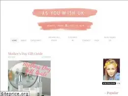 Sites similar to asyouwishuk.com