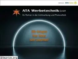 Sites similar to ata-werbetechnik.de