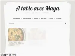 Sites similar to atableavecmaya.com