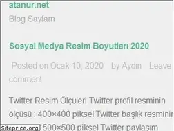 Sites similar to atanur.net