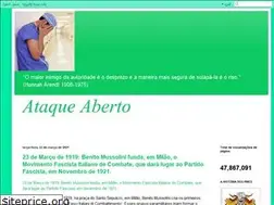 Sites similar to ataqueaberto.blogspot.com