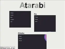 Sites similar to atarabi.com