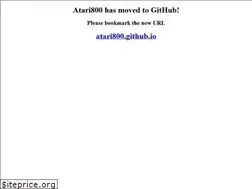 Sites similar to atari800.sf.net