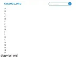 Sites similar to atasozu.org