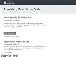 Sites similar to atasozudeyimsiir.com