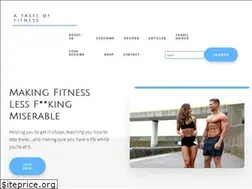 Sites similar to atasteoffitness.co.uk