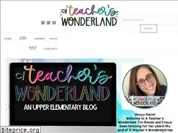 Sites similar to ateacherswonderland.com