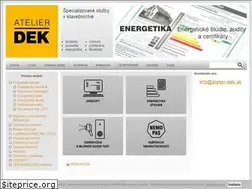 Sites similar to atelier-dek.sk