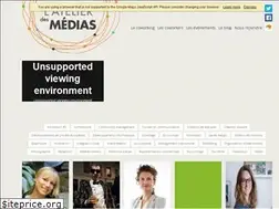 Sites similar to atelier-medias.org