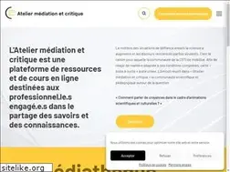 Sites similar to atelier-mediation-critique.com