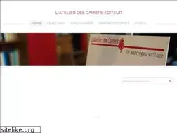Sites similar to atelierdescahiers.com