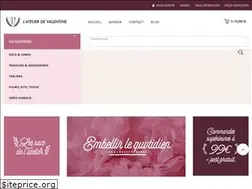 Sites similar to atelierdevalentine.fr
