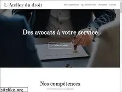 Sites similar to atelierdudroit.fr