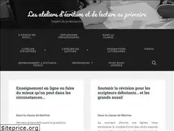 Sites similar to atelierecritureprimaire.com