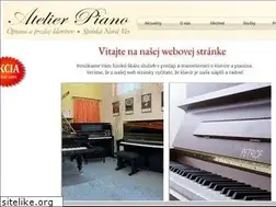 Sites similar to atelierpiano.sk