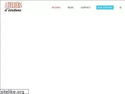 Sites similar to ateliersdecriture.net