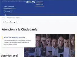 Sites similar to atencionciudadana.gub.uy
