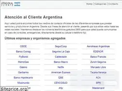 Sites similar to atencioncliente.com.ar