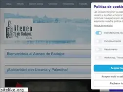 Sites similar to ateneodebadajoz.net