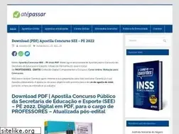 Sites similar to atepassarconcursos.com.br