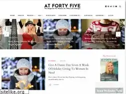 Sites similar to atfortyfive.com