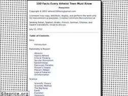 Sites similar to atheismfacts.org