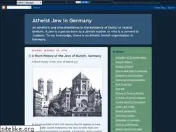 Sites similar to atheistjewingermany.blogspot.com